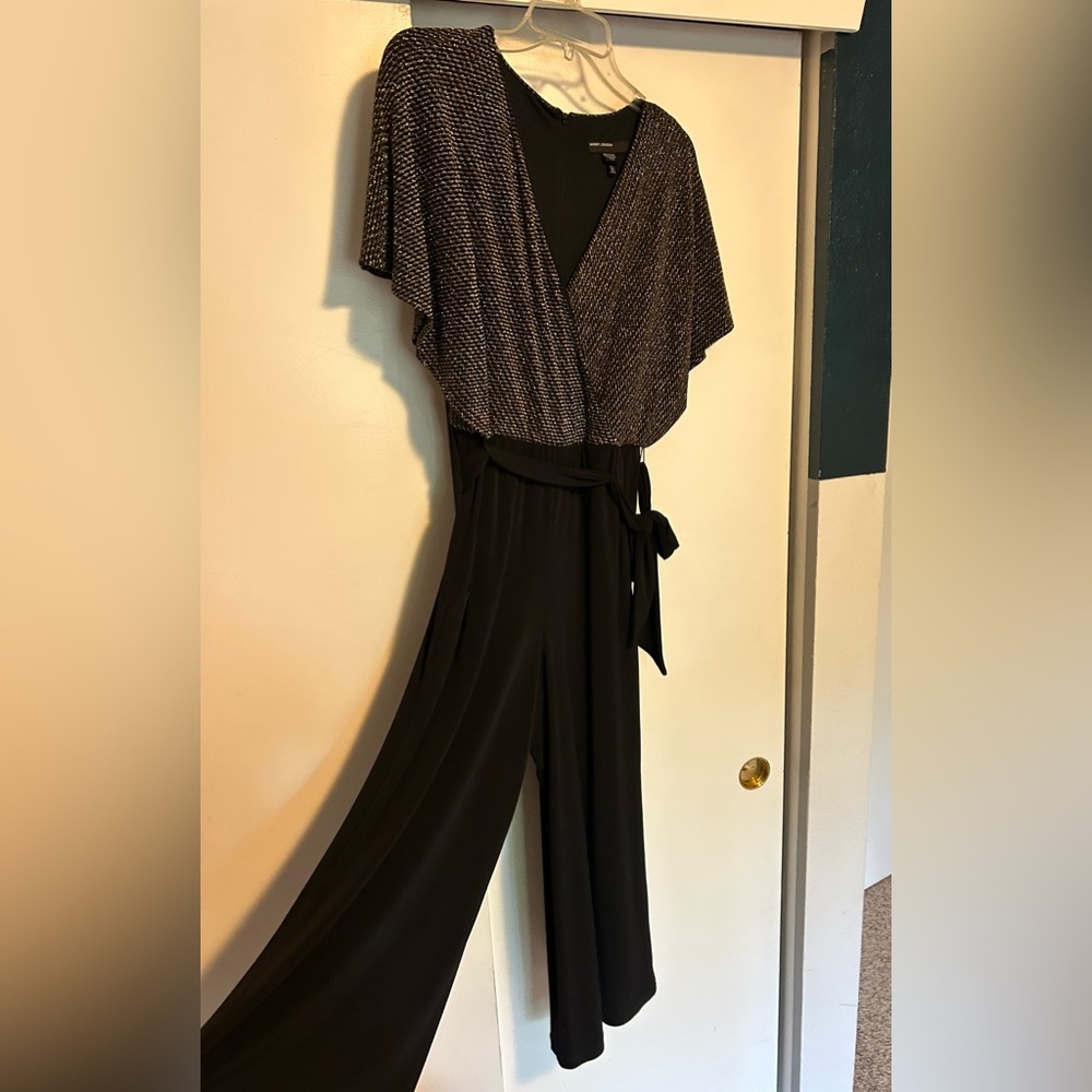 Maggy London | Cropped Sparkly Jumpsuit